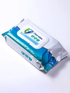 Clean Wipes 80 Sheets Alcohol Wet Wipes 75% Alcohol Disinfectant Wipes Antibacterial Cleaning Tissue Hand Alcohol Sanitizer Wet Pads Wet Wipe - Kook Central