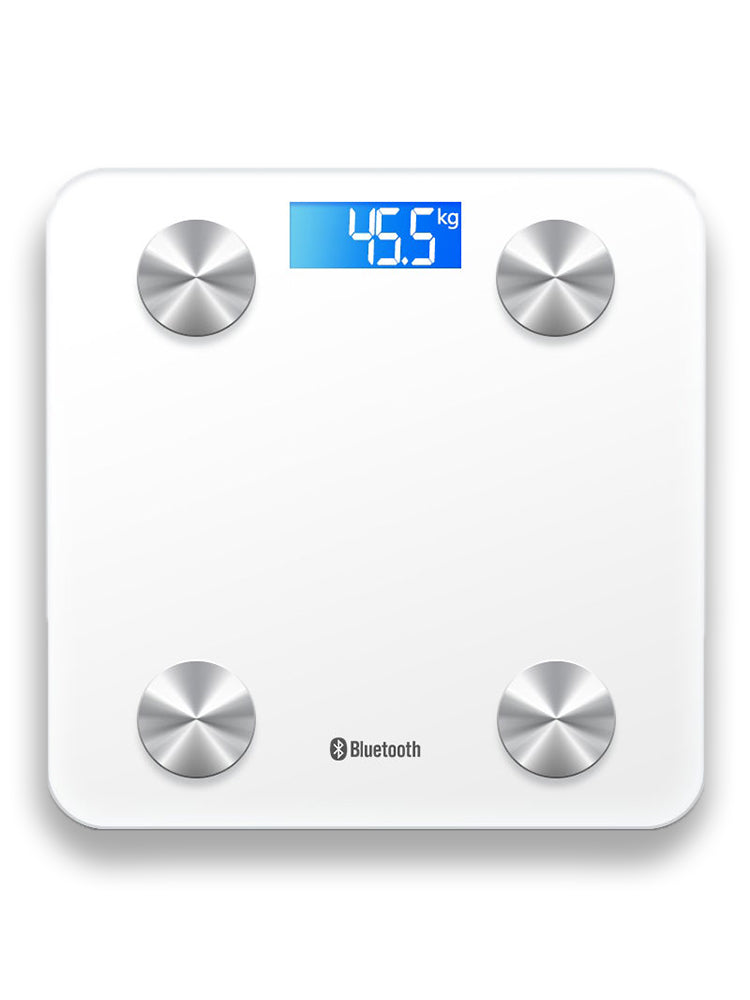 TS Wireless Digital Bathroom Body Fat Scale 180KG Bluetooth Scales Weight BMI Water WHITE - Kook Central